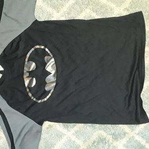 Xl boys metallic batman shirt